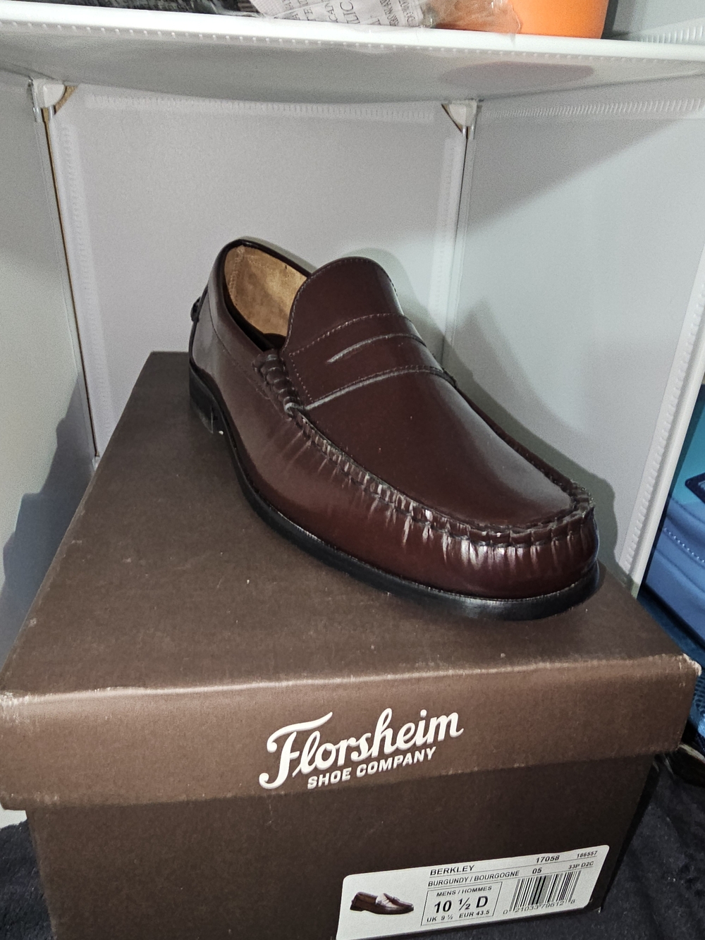 Florsheim Men’s Penny Loafers in Dark Brown
